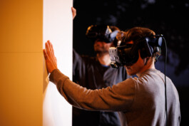  User with VR headset